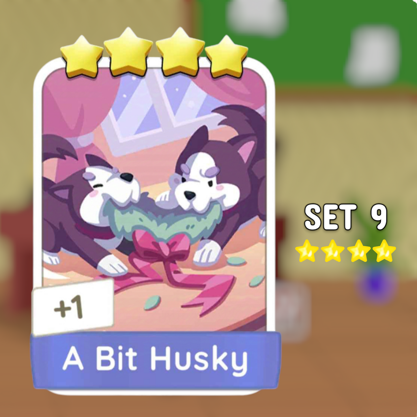 Set 9 A Bit Husky 4 Star Monopoly Go Sticker