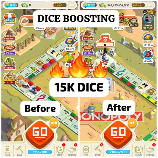 15K Dice Boosting