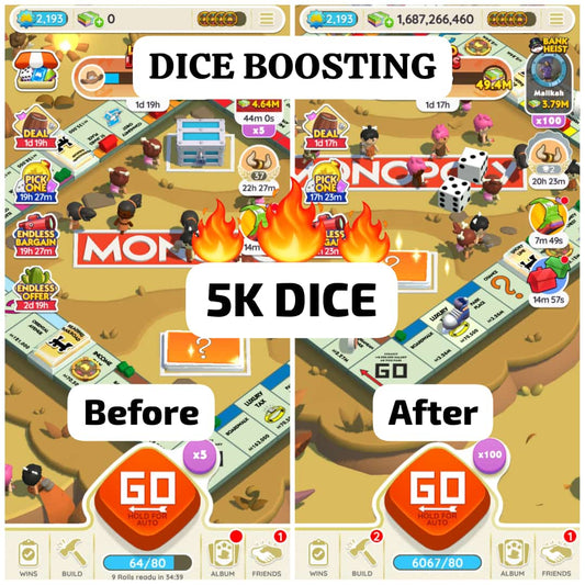 5K Dice Boosting