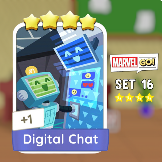 Set 16 Digital Chat 4 Star Monopoly Go Sticker