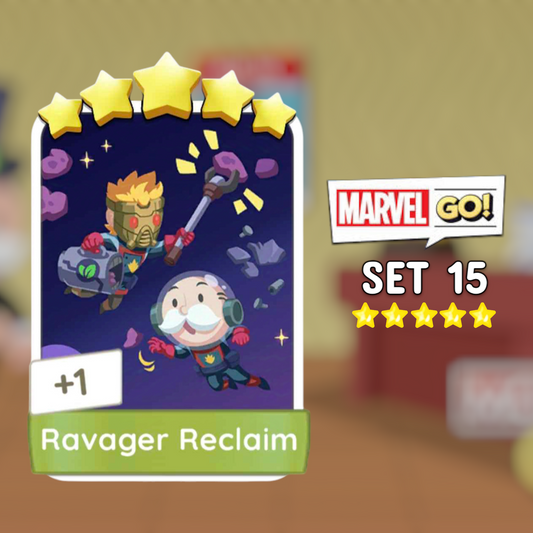 Set 15 Ravager Reclaim 5 Star Monopoly Go Sticker