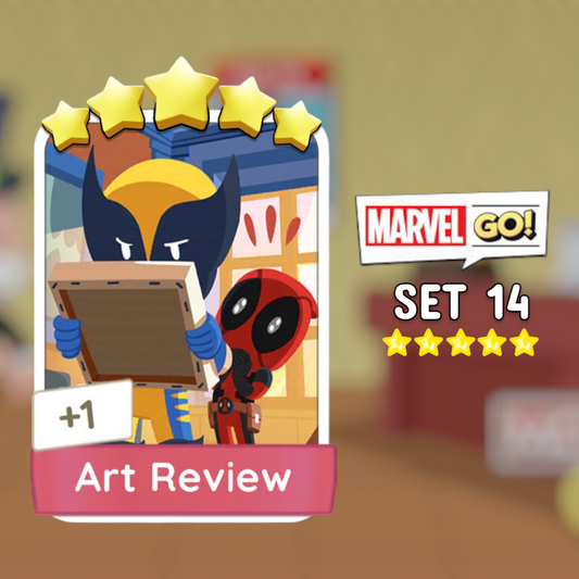 Set 14 Art Review 5 Star Monopoly Go Sticker