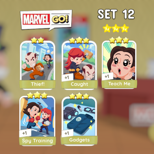 Set 12  2 - 3 Star ⭐⭐⭐ Monopoly Go Stickers