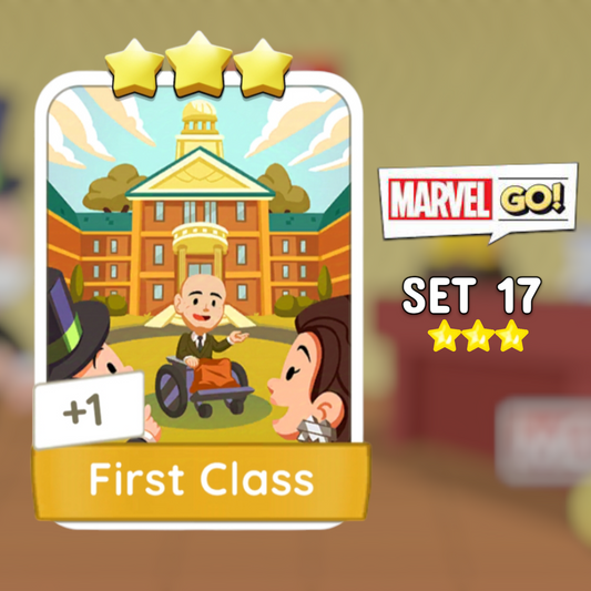 Set 17 First Class 3 Star ⭐⭐⭐ Monopoly Go Stickers