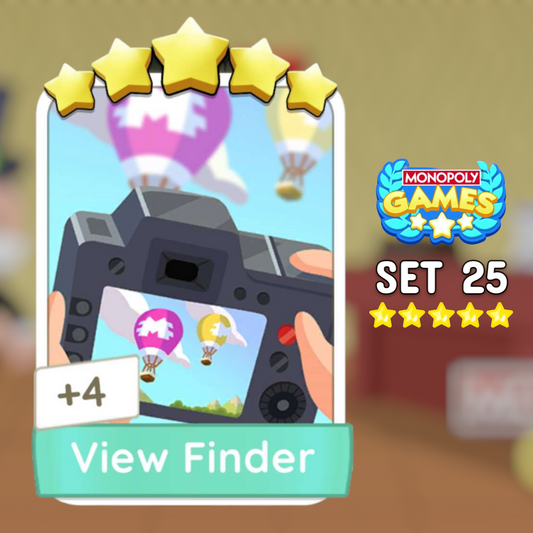 Set 25 View Finder 5 Star Monopoly Go Sticker