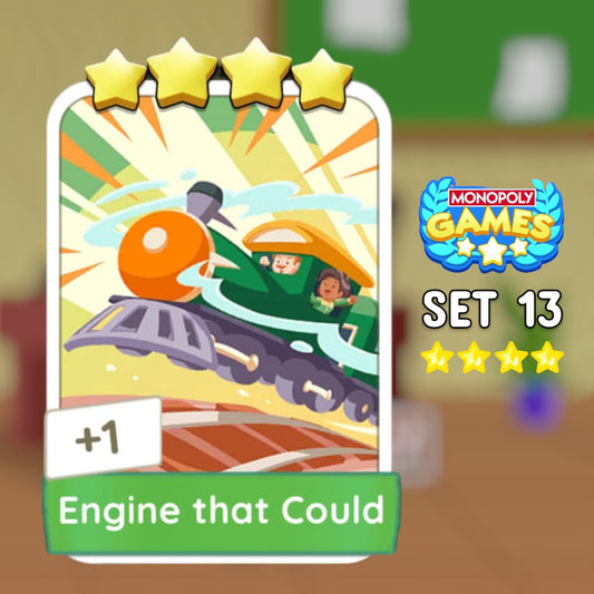 Set 13 Engine That Could 4 Star Monopoly Go Sticker