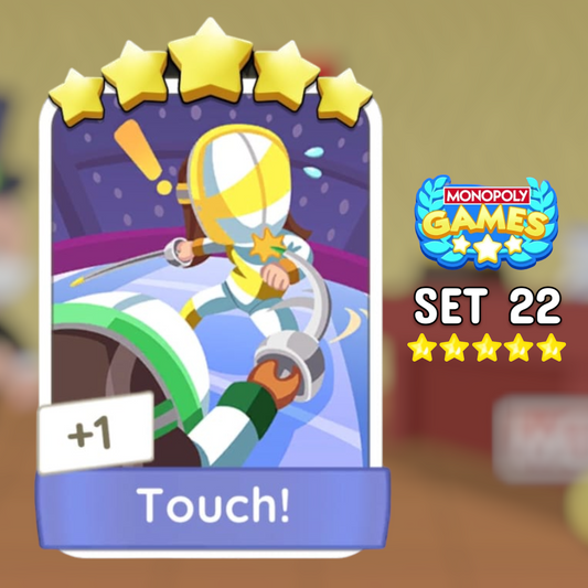 Set 22 Touch 5 Star Monopoly Go Sticker