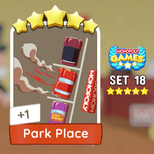 Set 18 Park Place 5 Star Monopoly Go Sticker